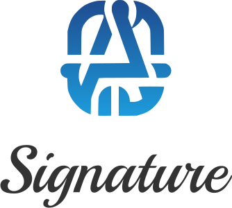 Signature logo design