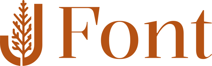 Font logo design
