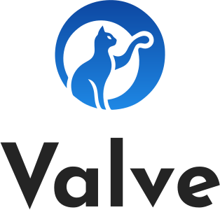 Valve logo design