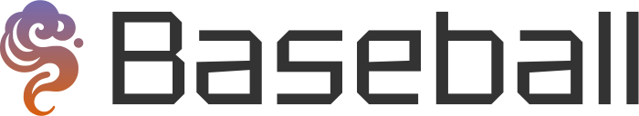 Baseball logo design