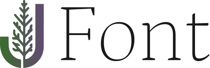 Font logo design