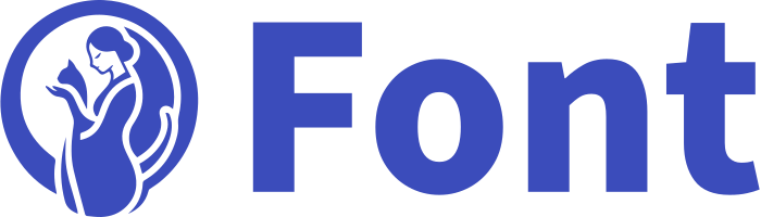 Font logo design