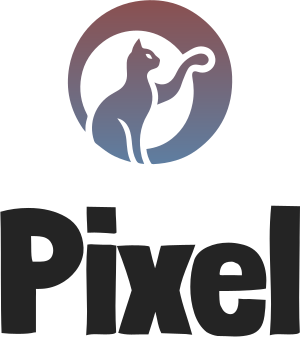Pixel logo design