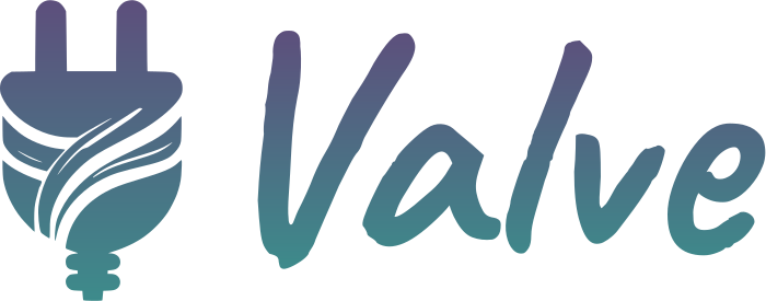 Valve logo design