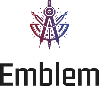 Emblem logo design