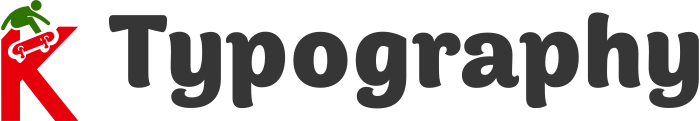Typography logo design