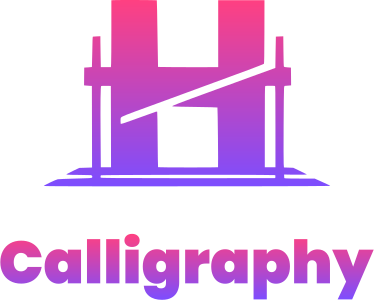 Calligraphy logo design