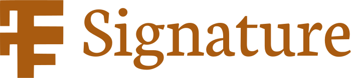 Signature logo design
