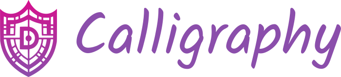 Calligraphy logo design