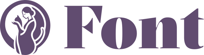 Font logo design