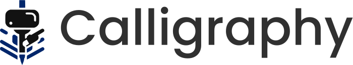 Calligraphy logo design
