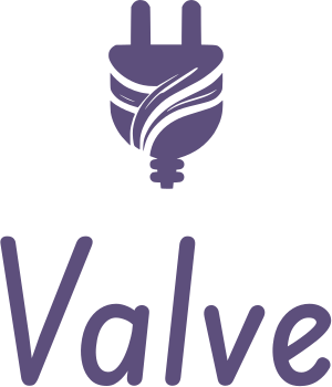 Valve logo design