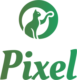 Pixel logo design