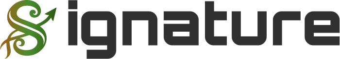 Signature logo design
