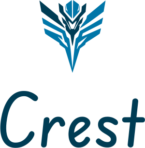 Crest logo design