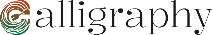 Calligraphy logo design