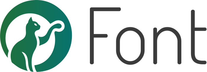 Font logo design