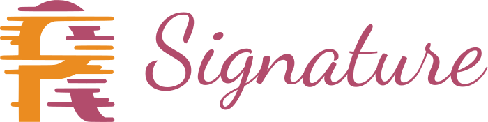 Signature logo design