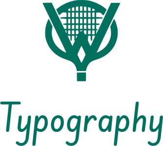 Typography logo design