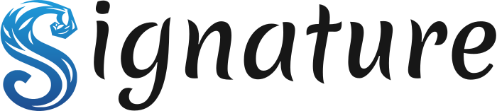 Signature logo design