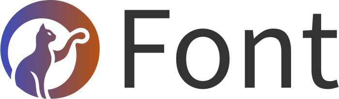 Font logo design