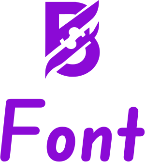 Font logo design