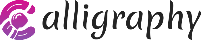 Calligraphy logo design