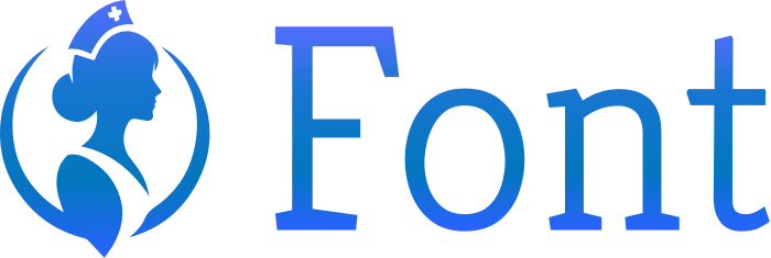 Font logo design