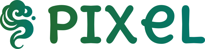 Pixel logo design