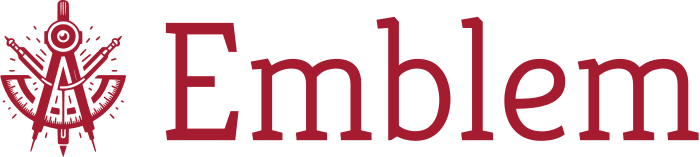Emblem logo design
