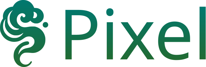 Pixel logo design