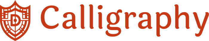 Calligraphy logo design