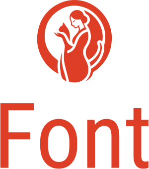 Font logo design