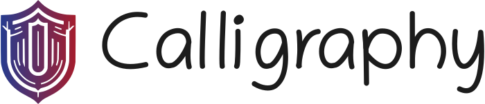 Calligraphy logo design