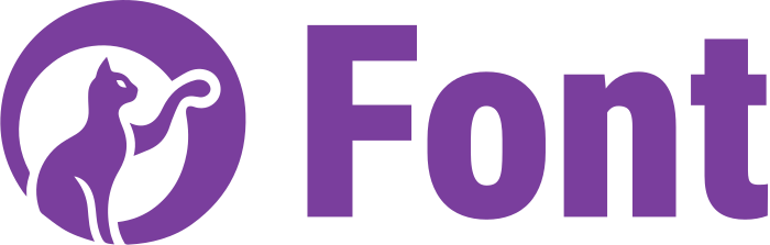 Font logo design