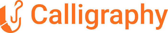 Calligraphy logo design