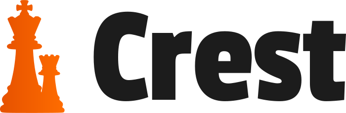 Crest logo design