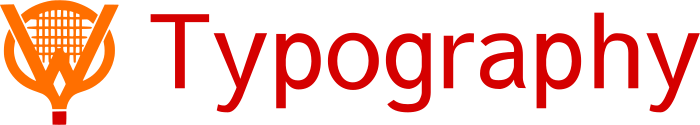 Typography logo design