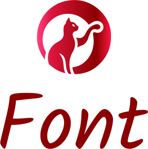 Font logo design
