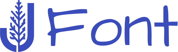 Font logo design