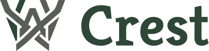 Crest logo design