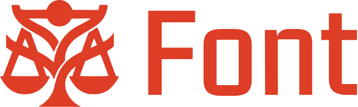 Font logo design