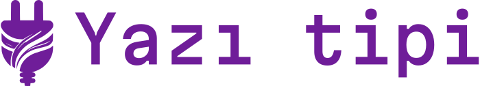 Yazı tipi logo tasarımı