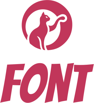 Font logo design