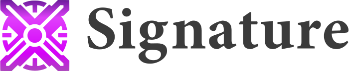 Signature logo design