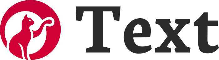 Text logo design