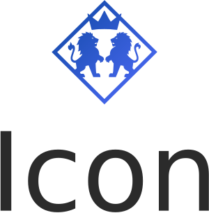 Icon logo design