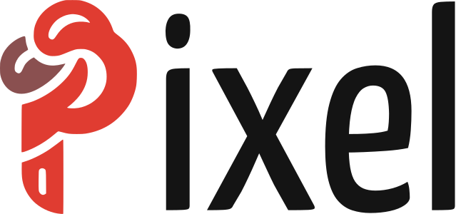 Pixel logo design