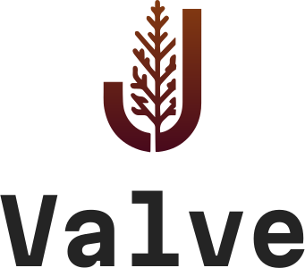Valve logo design