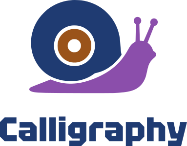 Calligraphy logo design